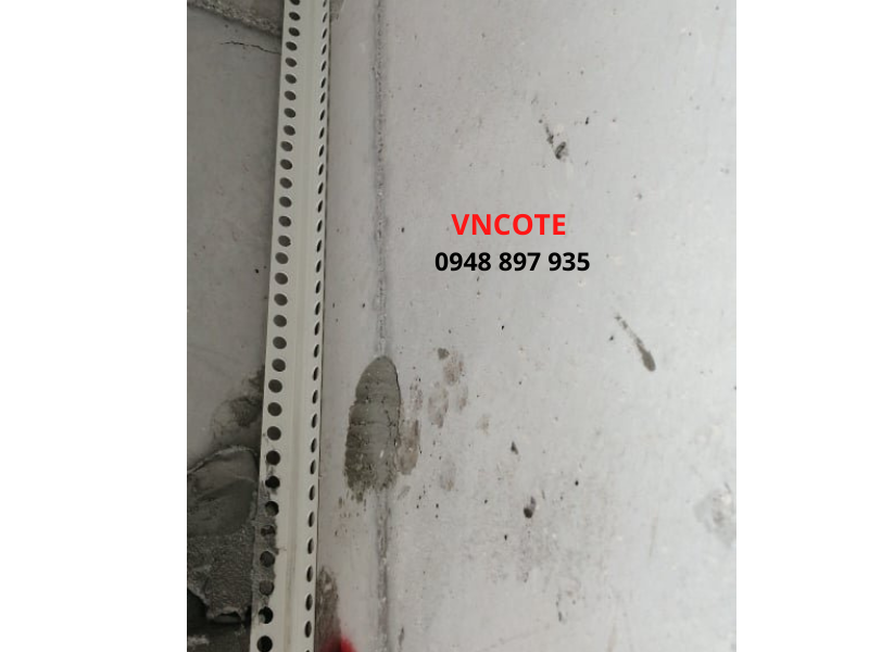 Nẹp nhựa V góc âm trần thạch cao VA-20, L=2.2m/thanh