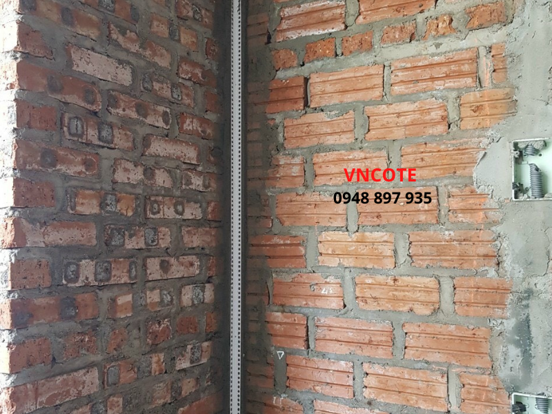 Nẹp nhựa V góc âm trần thạch cao VA-20, L=2.2m/thanh