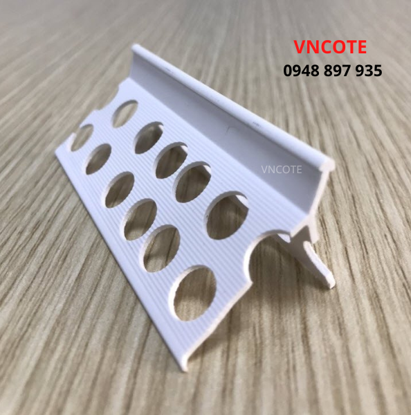 Nẹp nhựa trát tường TG--10V,  L=2.5m/thanh