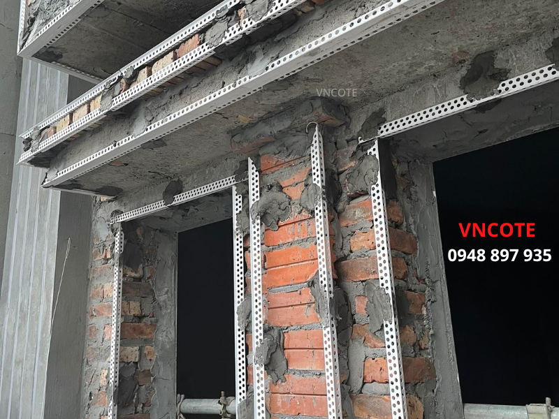 Nẹp nhựa trát tường TG-10,  L=2,5m/thanh