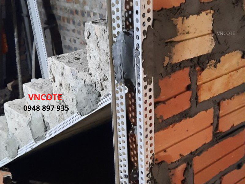 Nẹp nhựa trát tường TG-10,  L=2,5m/thanh