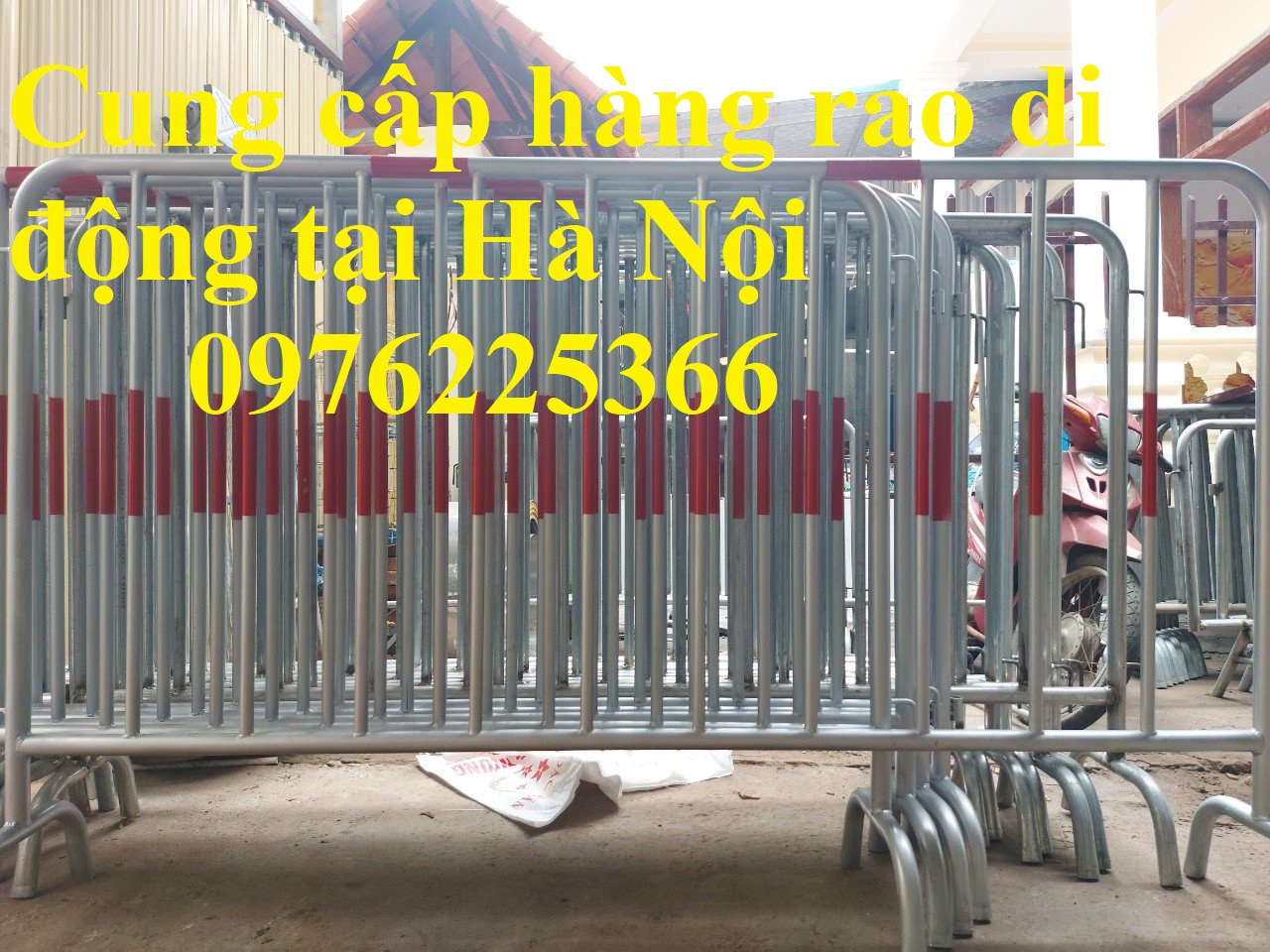Cung cấp hàng rào di động giá tốt ,hàng rào di động chắn lối đi