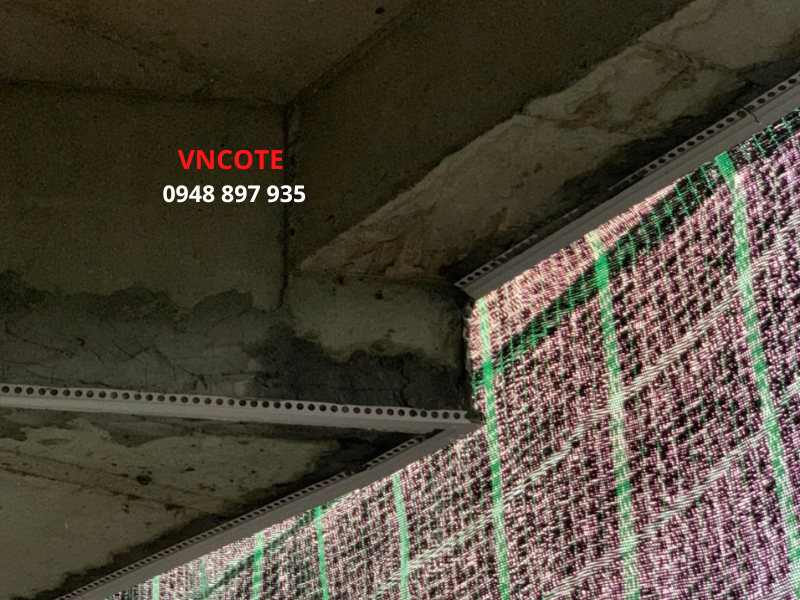 Nẹp nhựa chỉ ngắt nước cho lô gia, ban công, L=2m/thanh