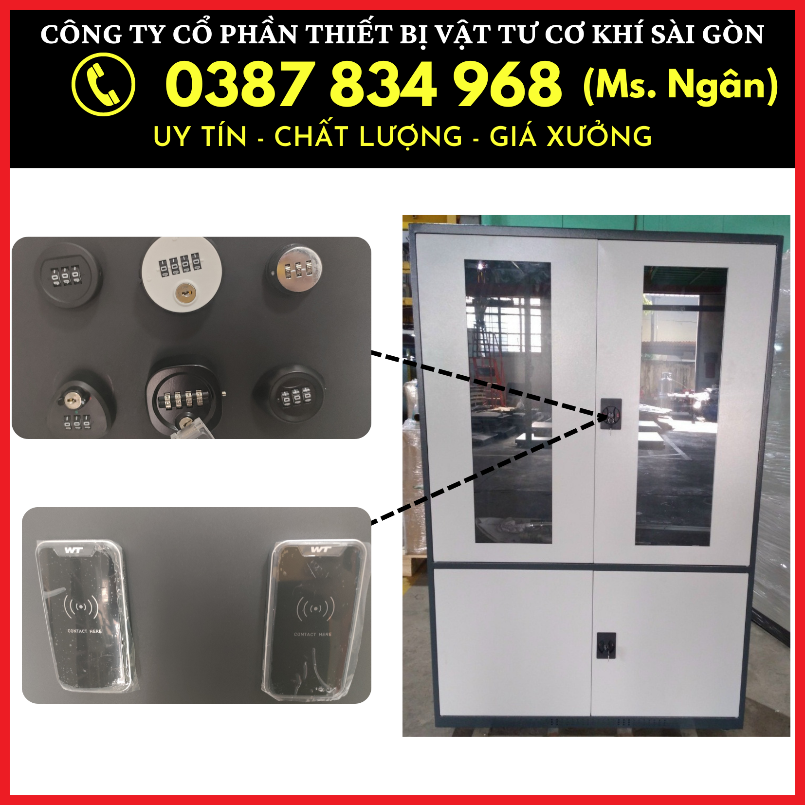 Tủ locker cá nhân cho văn phòng, nhà máy