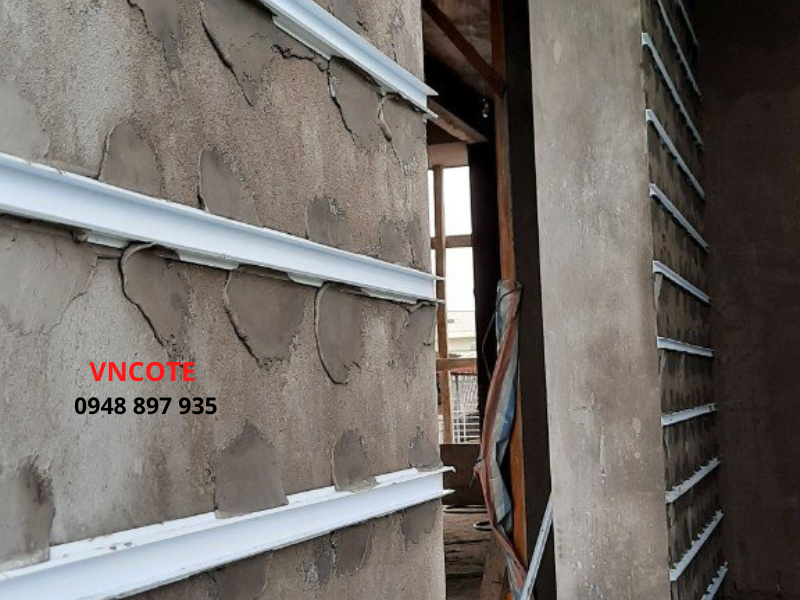 Nẹp chỉ âm tường GV-20, L=2m/thanh