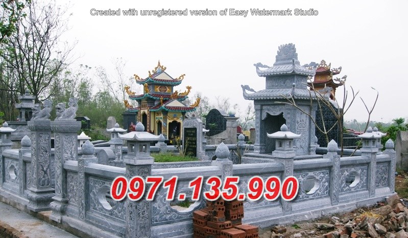 Khuôn viên lăng mộ đá đẹp bán tại đồng nai bạc liêu nghĩa trang đá