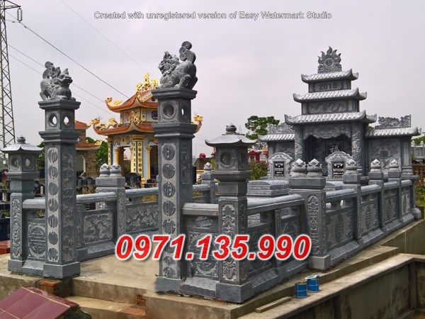 Khuôn viên lăng mộ đá đẹp bán tại đồng nai bạc liêu nghĩa trang đá