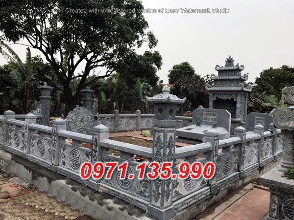 Khuôn viên lăng mộ đá đẹp bán tại đồng nai bạc liêu nghĩa trang đá