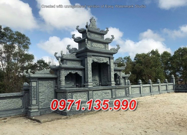 Khuôn viên lăng mộ đá đẹp bán tại đồng nai bạc liêu nghĩa trang đá