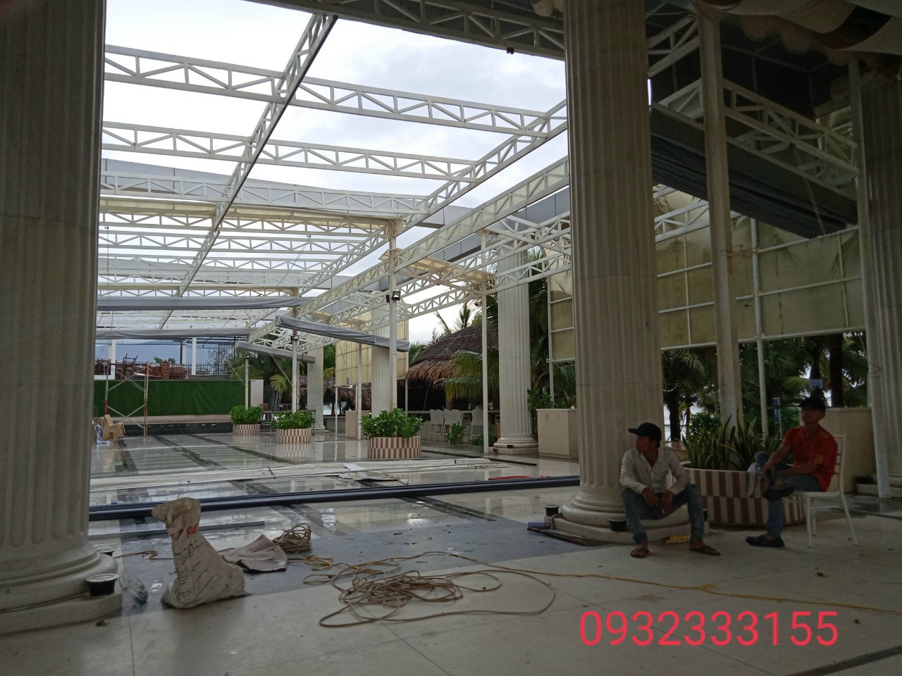 Thi công sữa chữa mái che, bạt xếp, bạt kéo di động