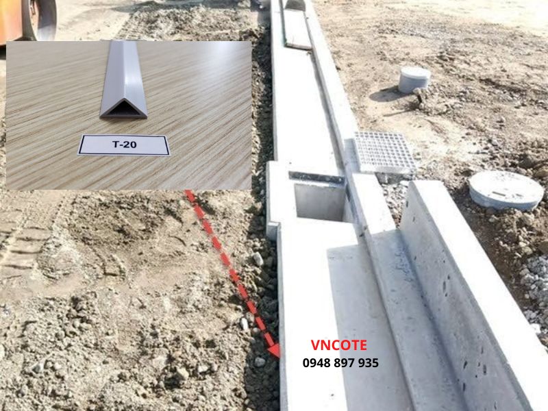 Nẹp tam giác T-20 cho coffa , bê tông