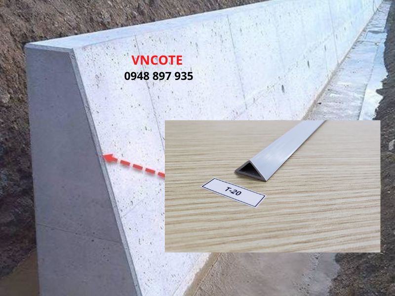 Nẹp tam giác T-20 cho coffa , bê tông