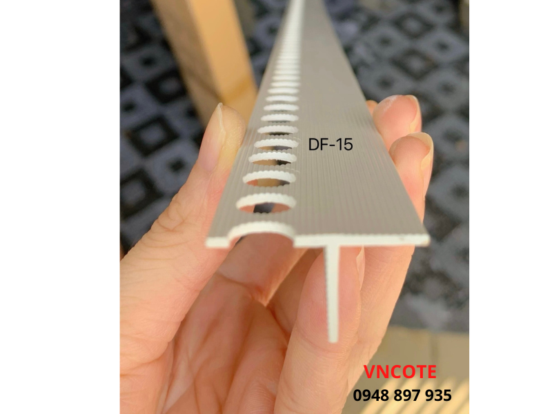 Nẹp nhựa tách khe vật liệu DF-15