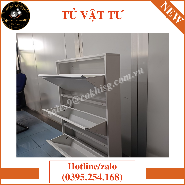 Tủ đựng hồ sơ văn phòng bằng thếp tấm sơn tĩnh điện, nhỏ gọn, bền đẹp