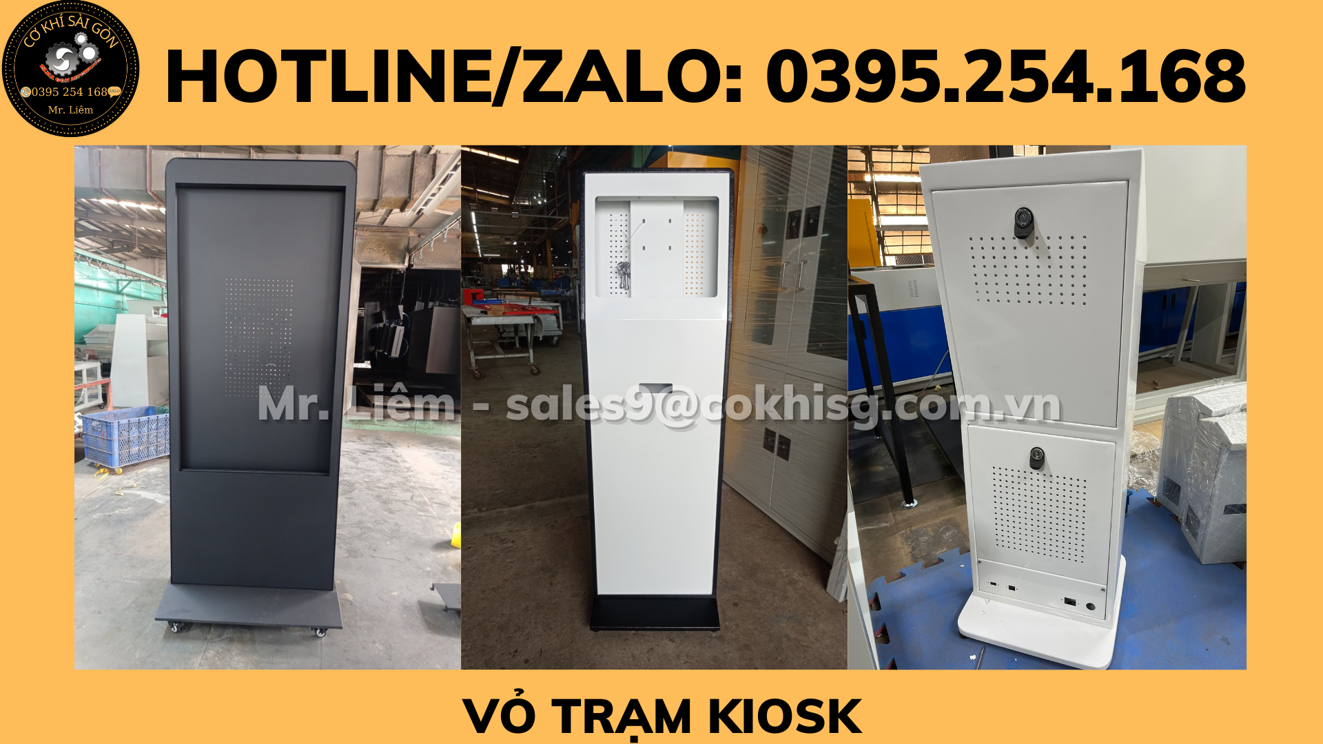 Vỏ trạm KIOSK sơn tĩnh điện, thẩm mỹ cao, bền đẹp và chắc chắn