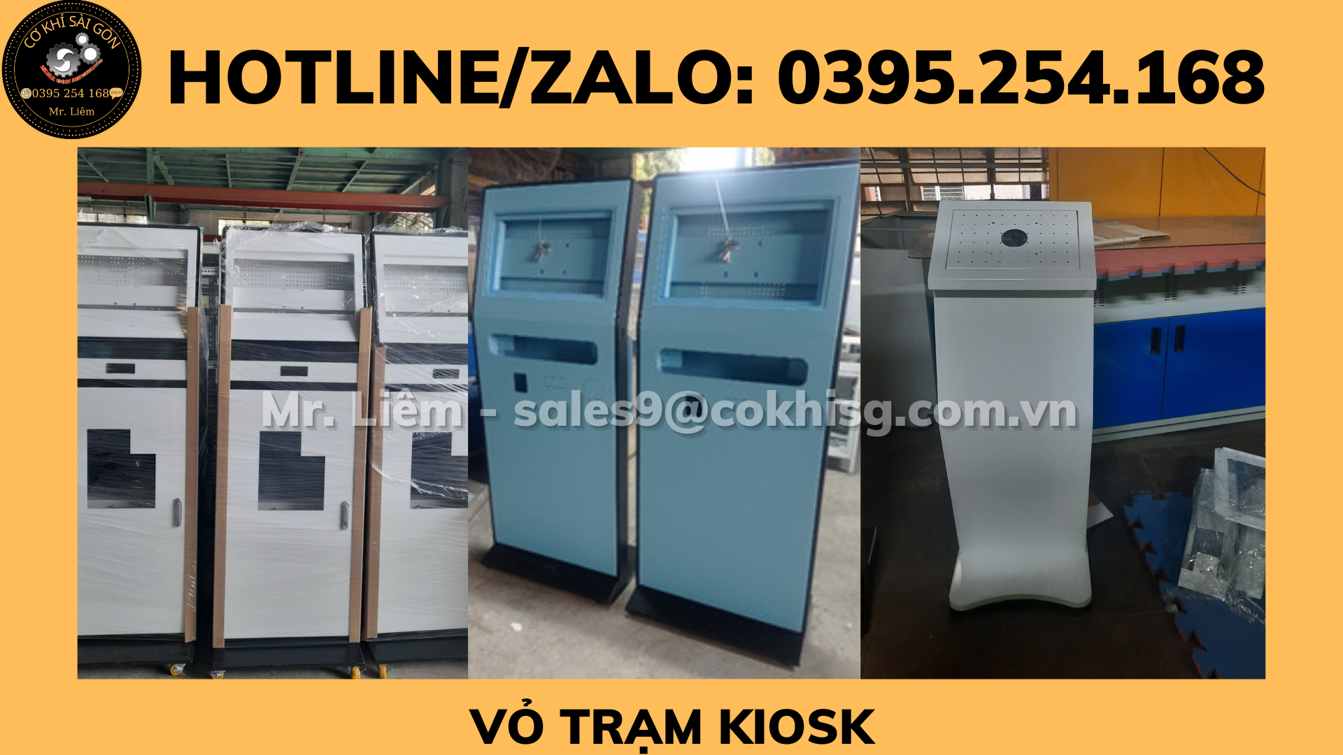 Vỏ trạm KIOSK sơn tĩnh điện, thẩm mỹ cao, bền đẹp và chắc chắn