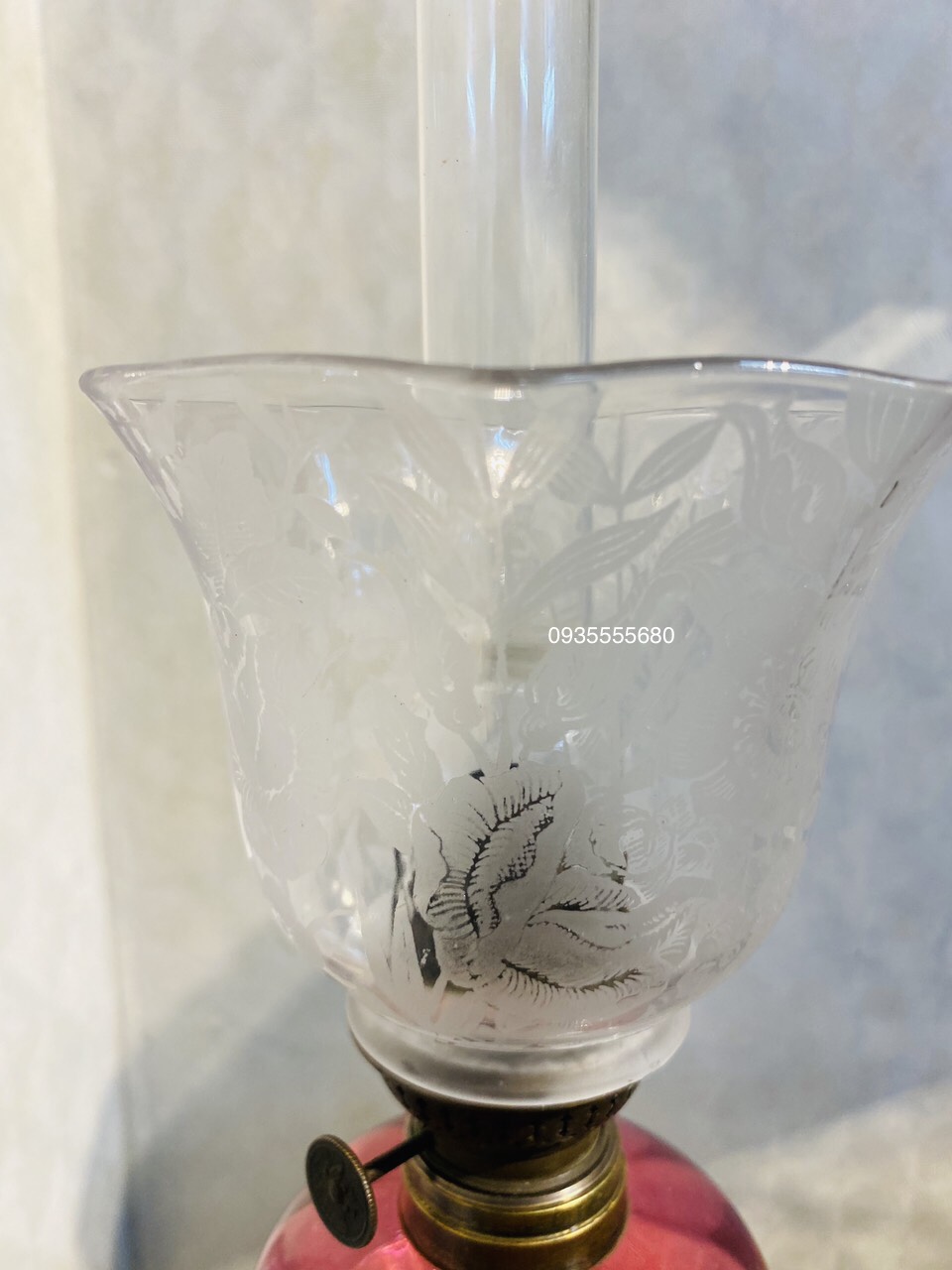 Giao lưu đôi đèn dầu cuty hàng pháp cổ