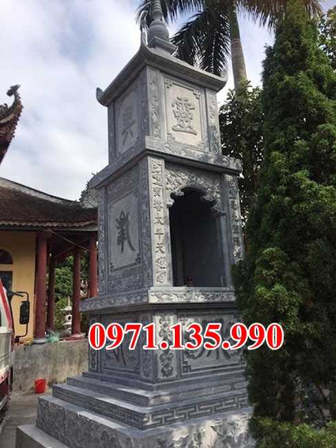 Mẫu mộ tháp chùa bằng đá đẹp để tro cốt bán tại sài gòn