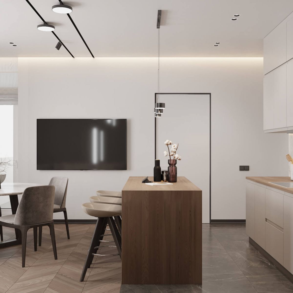 Tủ Bếp Gỗ MDF Đẹp Hcm - Thi Công Tủ Bếp An Cường Giá Rẻ