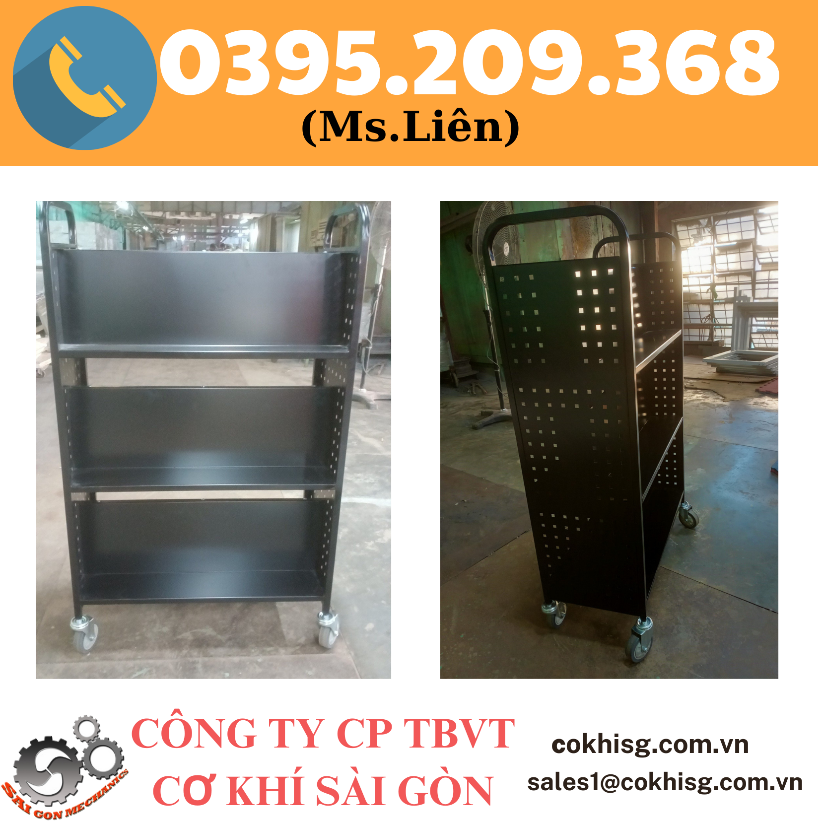 Kệ sách di động - Ms Liên (0395 209 368)