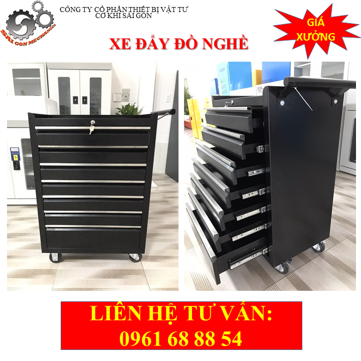 Xe đẩy dụng cụ đồ nghề 8 ngăn model CKSG - 8405