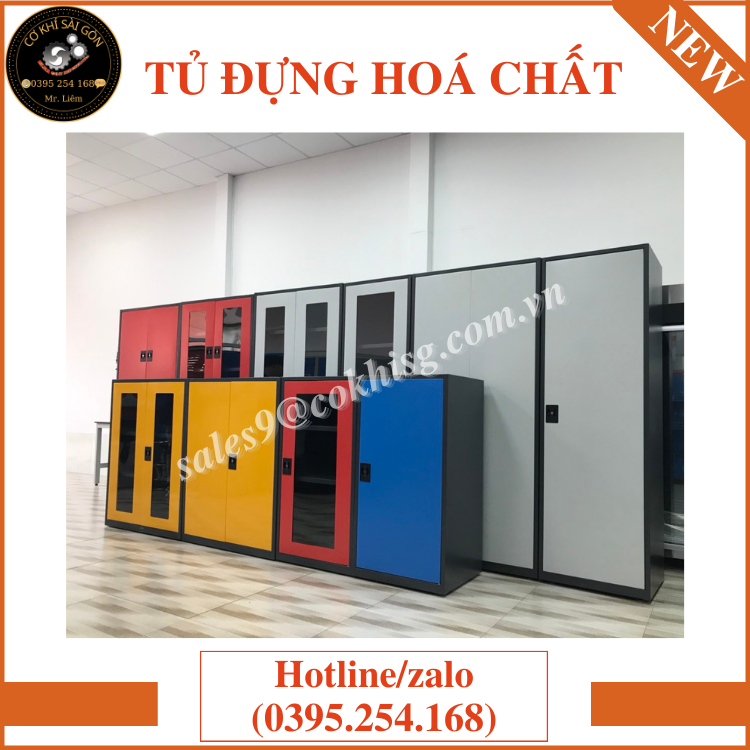 Tủ đựng hoá chất mẫu mới nhất năm 2023, bền đẹp chắc chắn