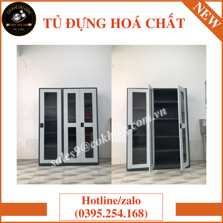 Tủ đựng hoá chất mẫu mới nhất năm 2023, bền đẹp chắc chắn