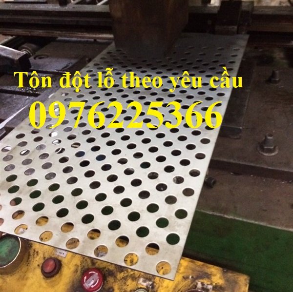 Báo giá tấm tôn đột lỗ ,thép tấm đột lỗ ,thép mạ kẽm đột lỗ