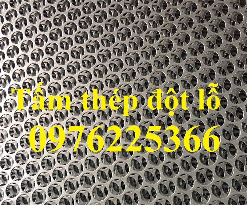 Báo giá tấm tôn đột lỗ ,thép tấm đột lỗ ,thép mạ kẽm đột lỗ