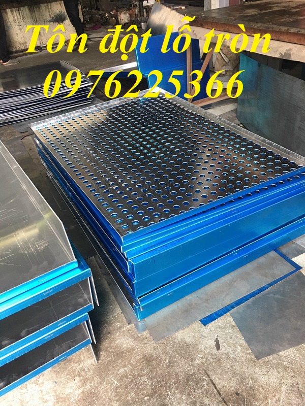 Tôn đột lỗ,thép tấm mạ kẽm đột lỗ ,tôn đột lỗ theo yêu cầu