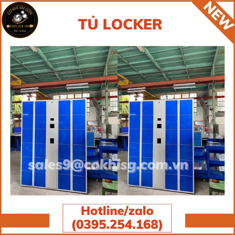 Tủ locker (tủ cá nhân) được thiết kể riêng theo nhu cầu của khách hàng