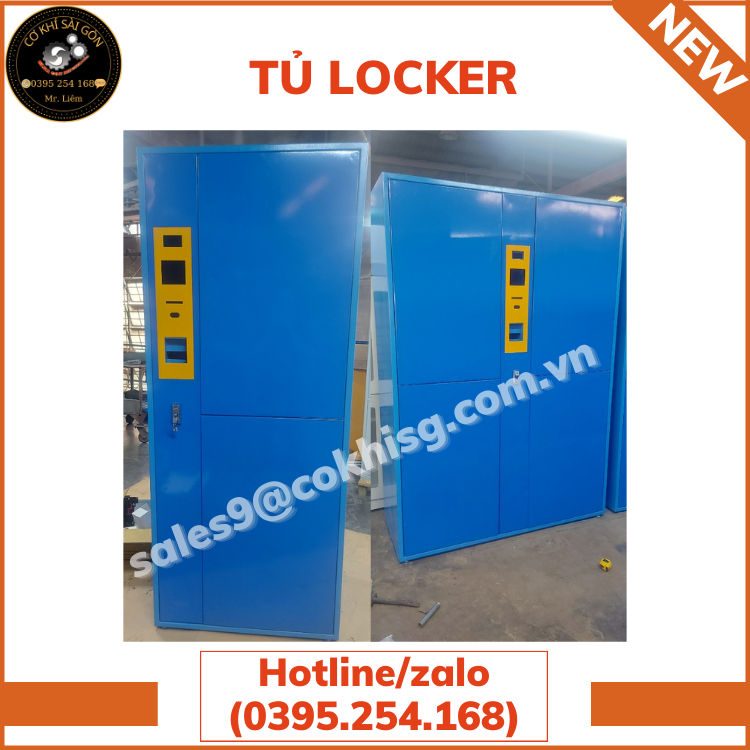 Tủ locker (tủ cá nhân) được thiết kể riêng theo nhu cầu của khách hàng