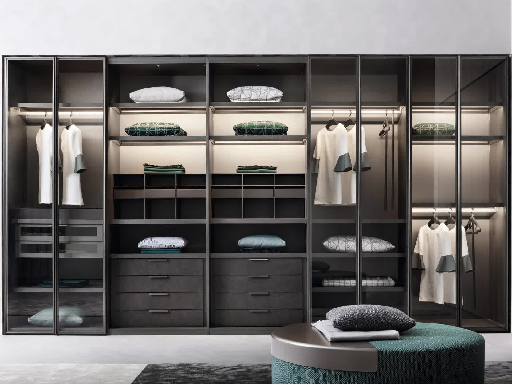 Tủ quần áo cửa kính hiện đại hcm - Xưởng gia công tủ quần áo cánh kính