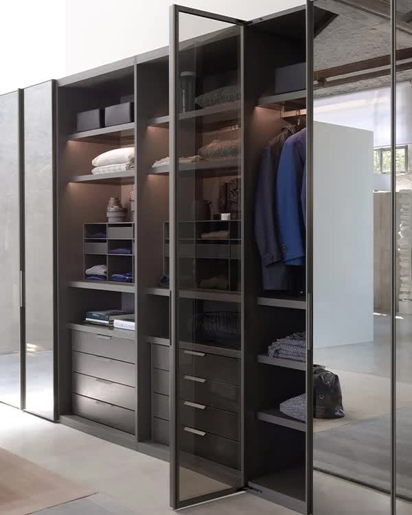 Tủ quần áo cửa kính hiện đại hcm - Xưởng gia công tủ quần áo cánh kính