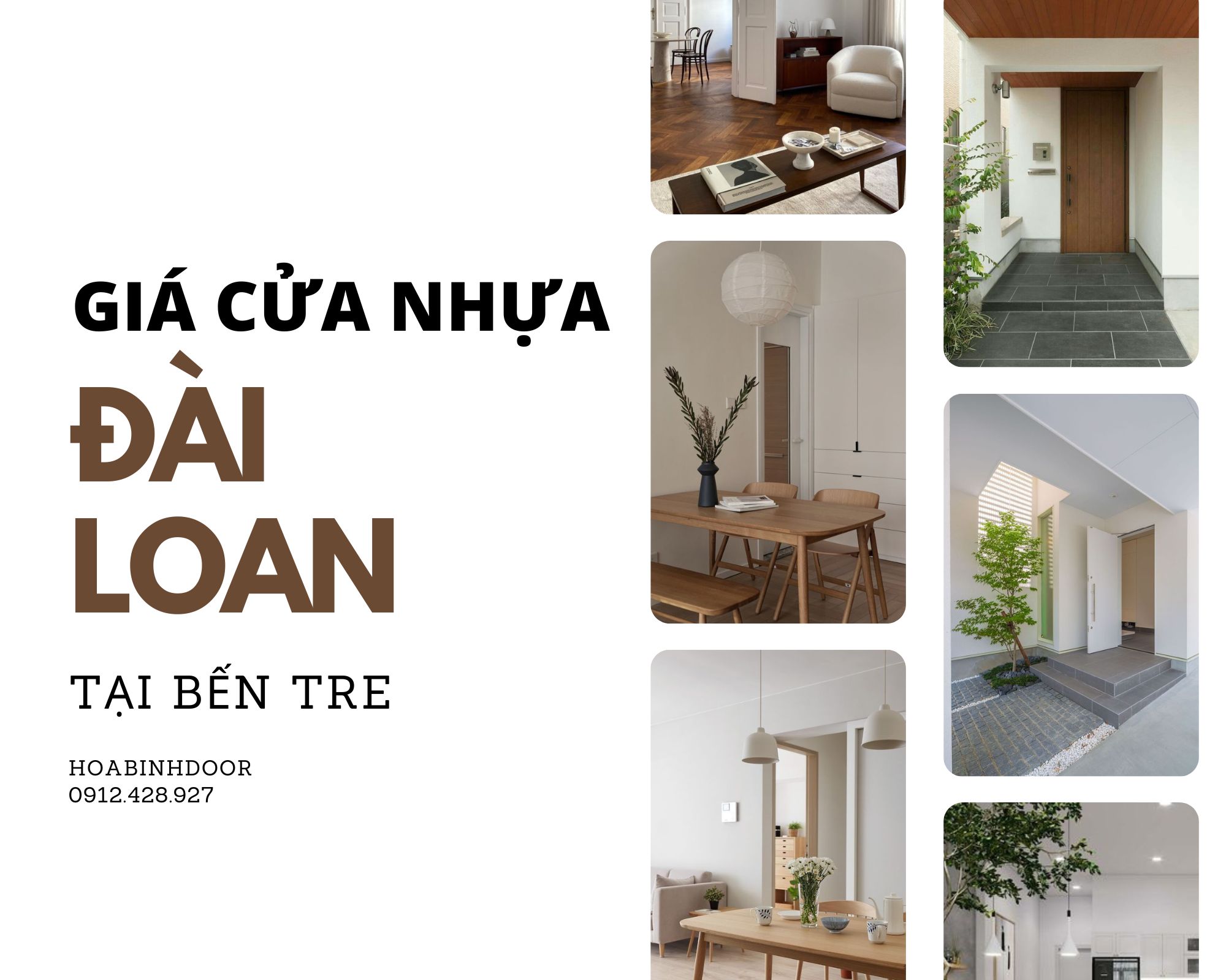 Cửa Nhựa Đài Loan Bến Tre  BÁO GIÁ MỚI NHẤT