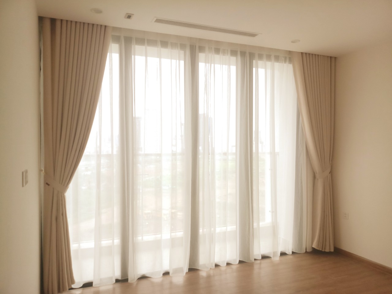 Mẫu rèm vải đơn sắc đẹp 2023 tại rèm Bảo Khánh