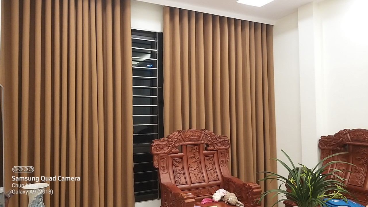 Mẫu rèm vải đơn sắc đẹp 2023 tại rèm Bảo Khánh