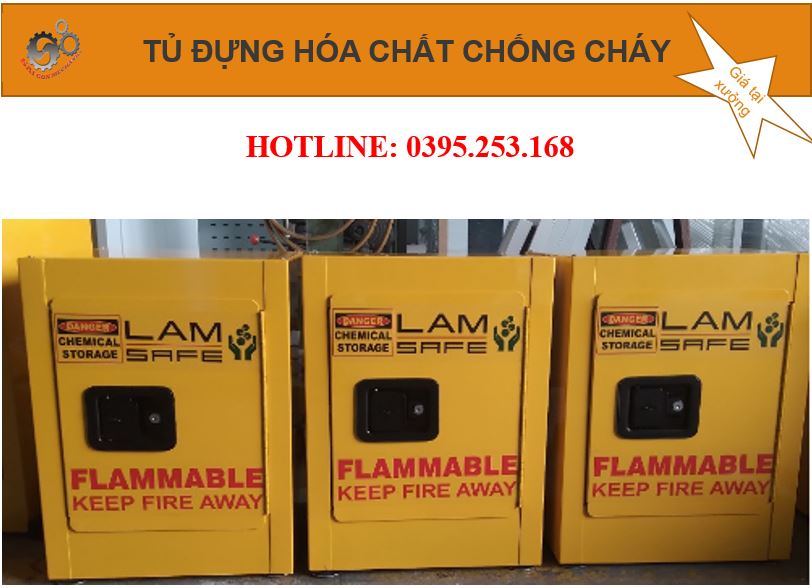 Tủ đựng hóa chất chống cháy loại 1 cửa FM15