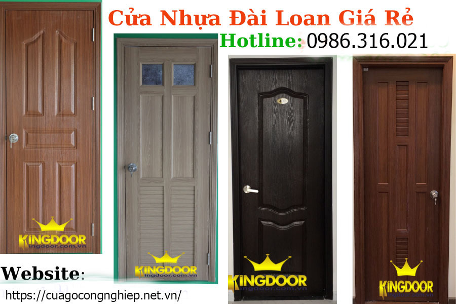 Cửa nhựa đài loan quận 1 - Mẫu cửa nhà vệ sinh