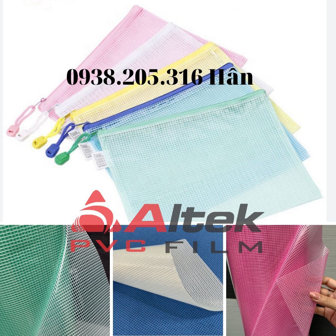 Màng nhựa pvc lưới nhiều màu, hỗ trợ giao hàng toàn quốc