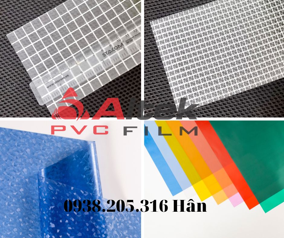 Màng nhựa pvc lưới nhiều màu, hỗ trợ giao hàng toàn quốc