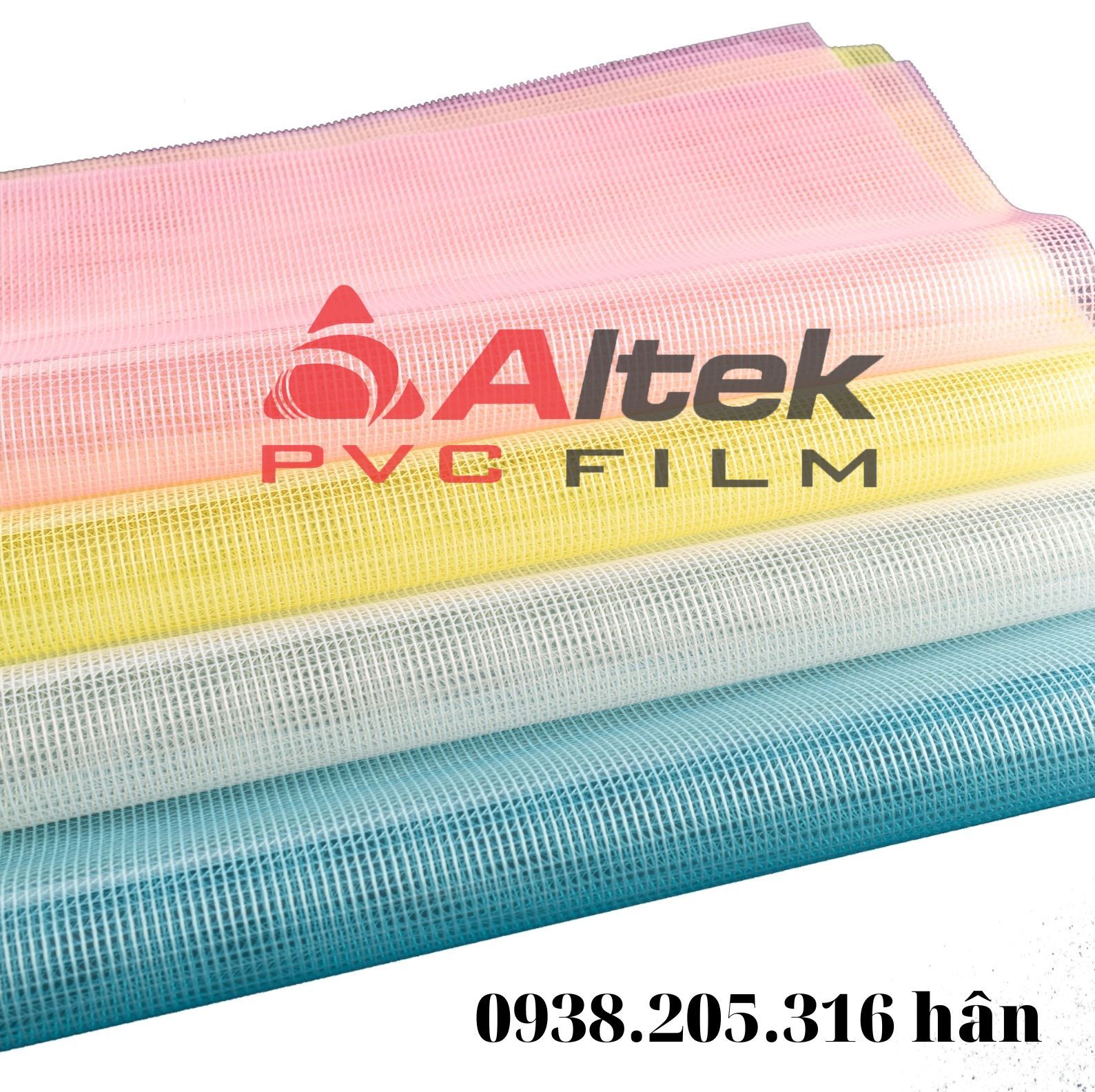 Màng nhựa pvc lưới nhiều màu, hỗ trợ giao hàng toàn quốc