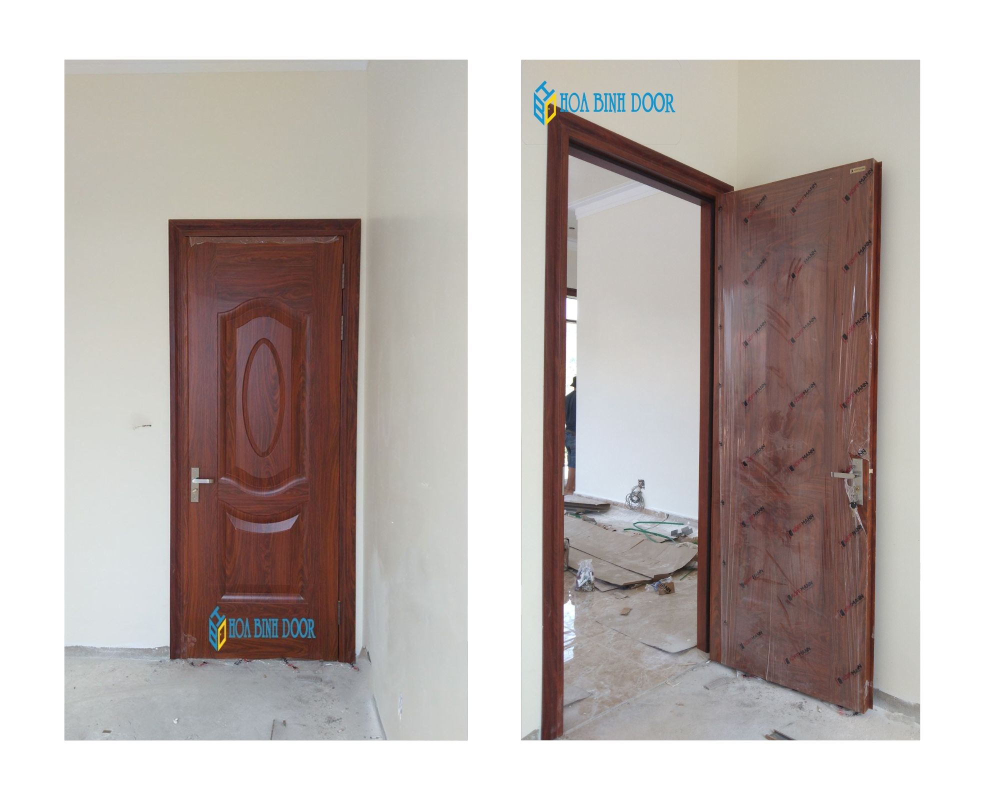 Giá Cửa Thép Vân Gỗ Tại Cần Thơ  HOABINHDOOR
