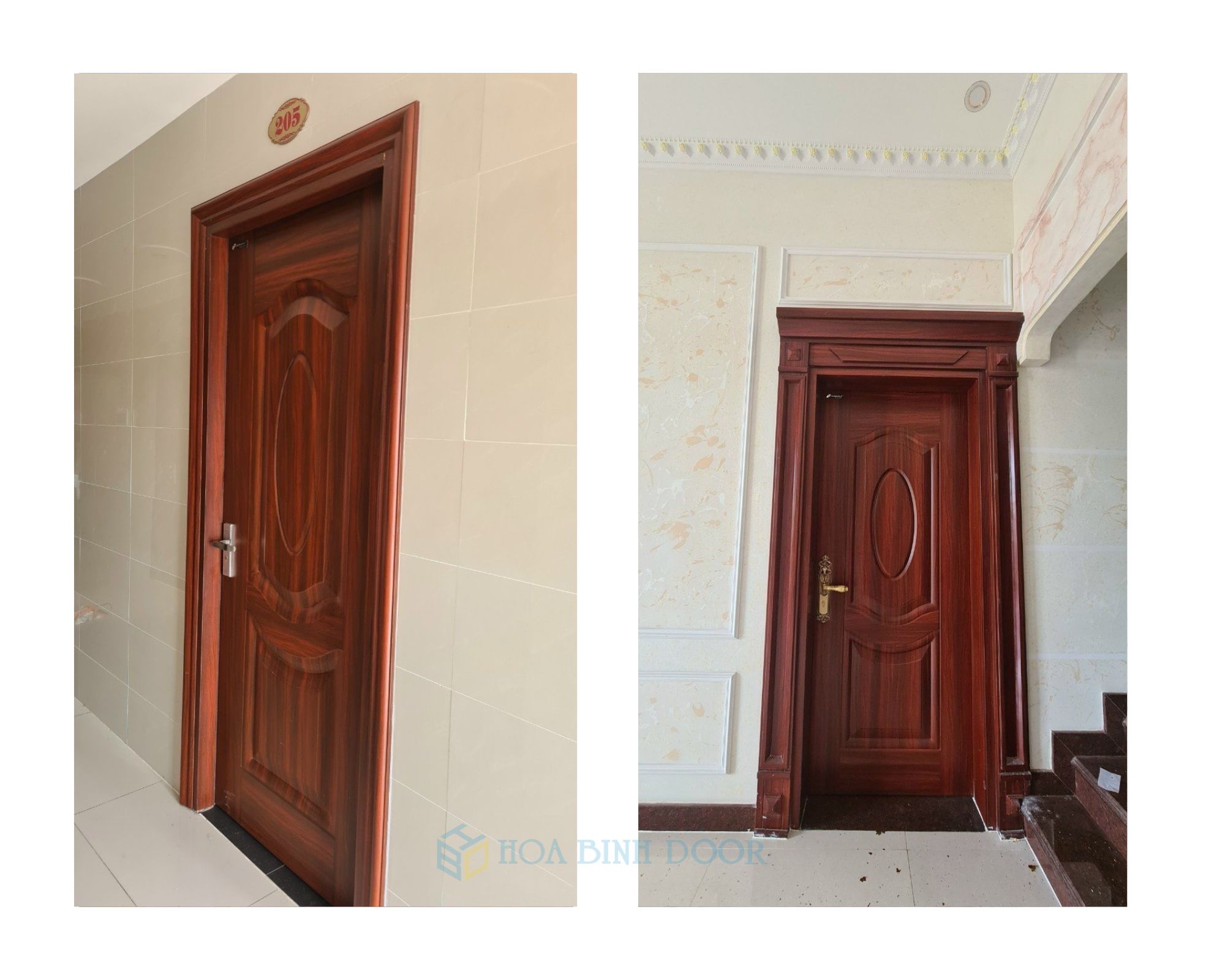Giá Cửa Thép Vân Gỗ Tại Cần Thơ  HOABINHDOOR