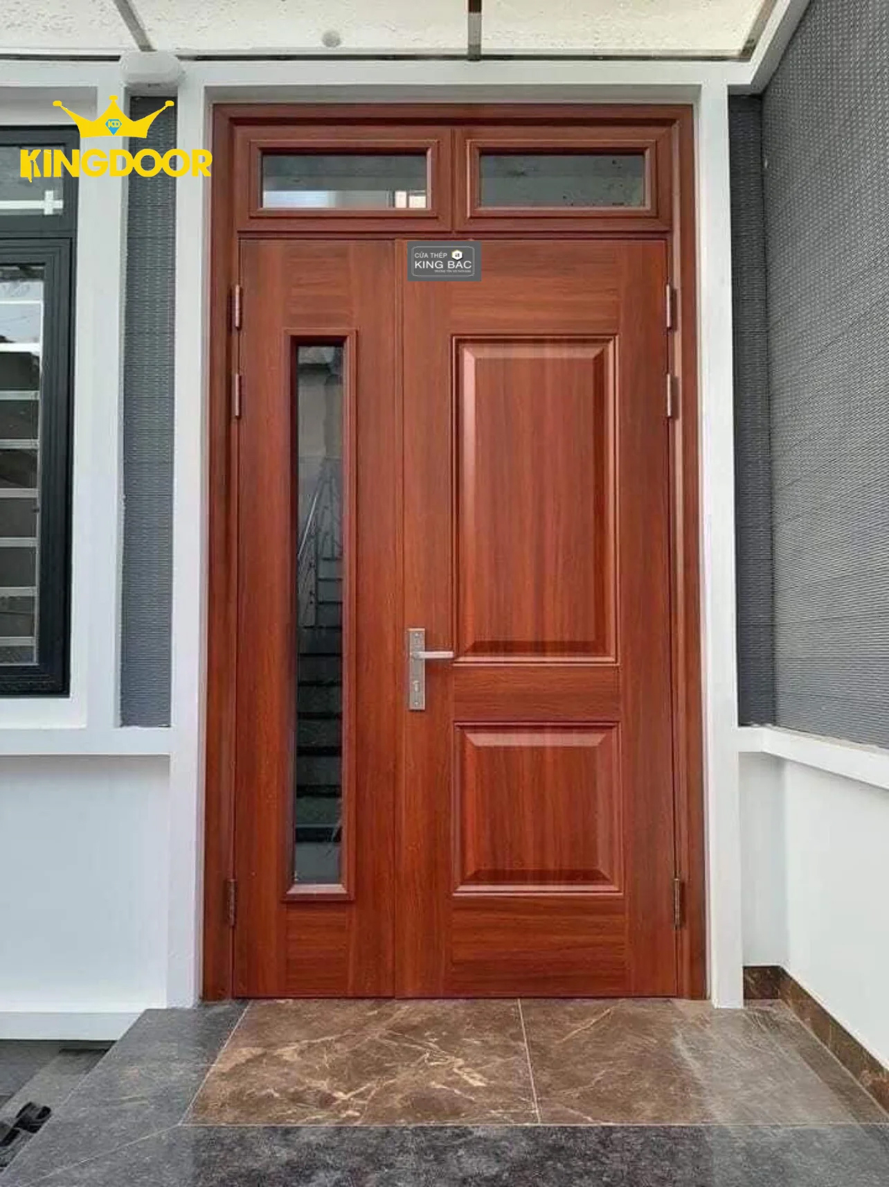 Cửa Thép Vân Gỗ Tại TpHCM - Uy tín & chất lượng