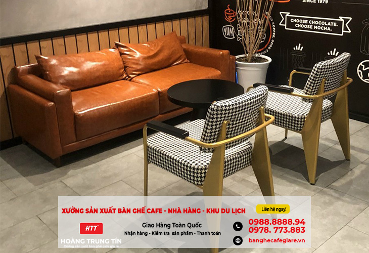 Bộ bàn ghế sofa quán cafe, nhà hàng bền đẹp giá rẻ tại Tân An