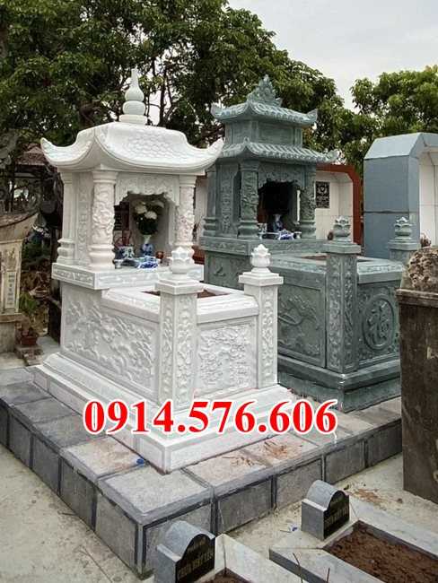 Mẫu mộ đá xanh đẹp bán lai châu thanh hoá lăng mộ tự nhiên nguyên khối