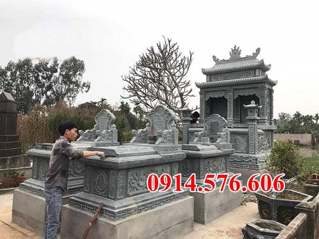Mẫu mộ đá xanh đẹp bán lai châu thanh hoá lăng mộ tự nhiên nguyên khối