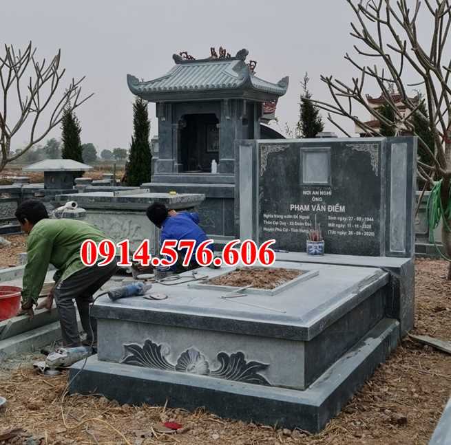 Mẫu mộ đá xanh đẹp bán Đà nẵng huế lăng mộ đá tự nhiên nguyên khối