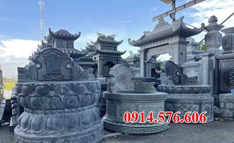 Mẫu mộ đá xanh đẹp bán Đà nẵng huế lăng mộ đá tự nhiên nguyên khối